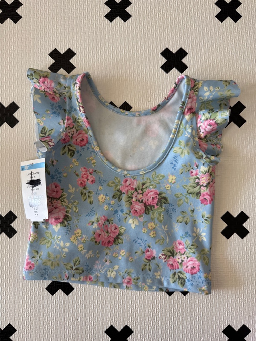 Polo Ralph Lauren Floral performance Jersey Top size 2 - Picture 2 of 3